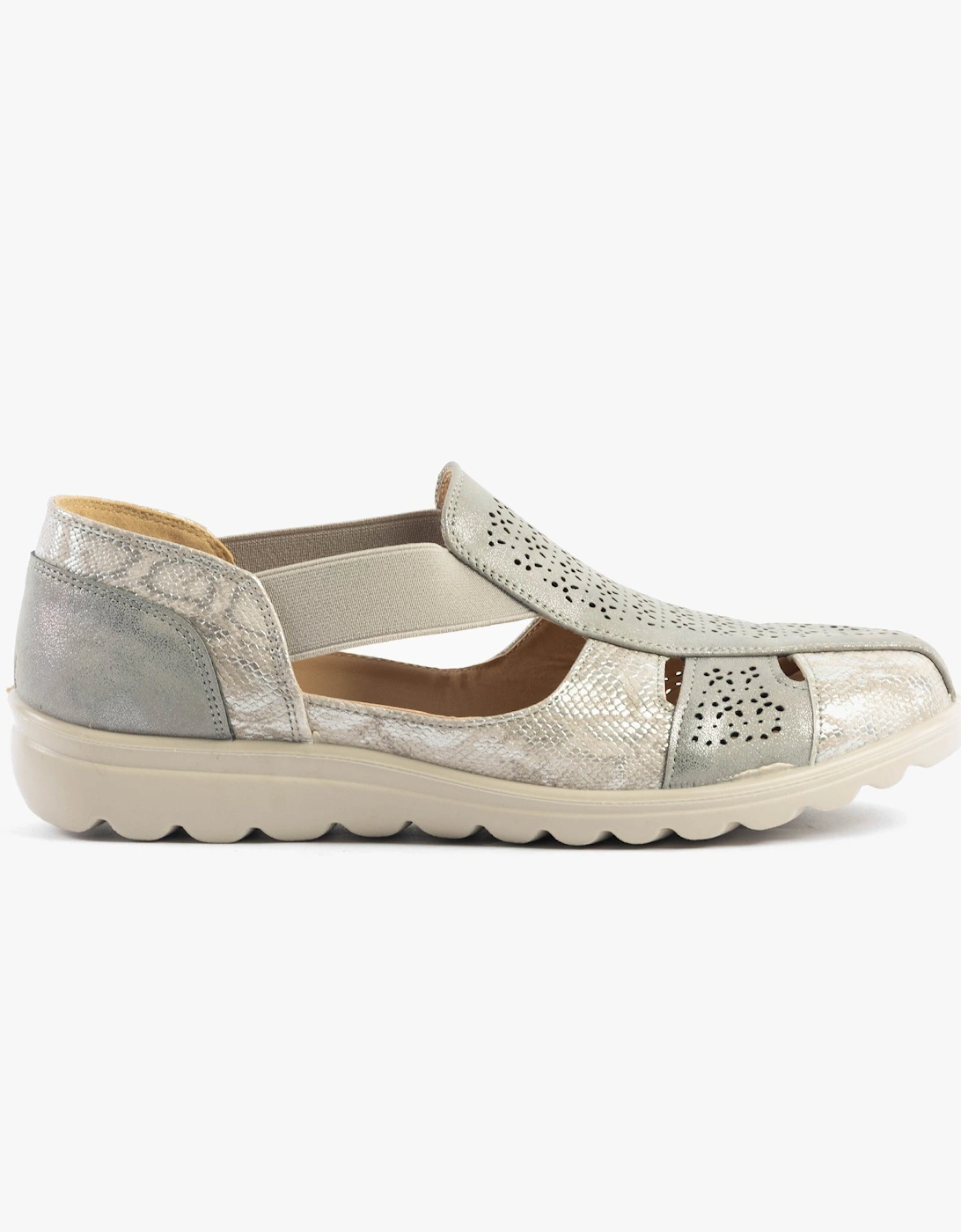 POLLY Womens Sandals Grey, 7 of 6