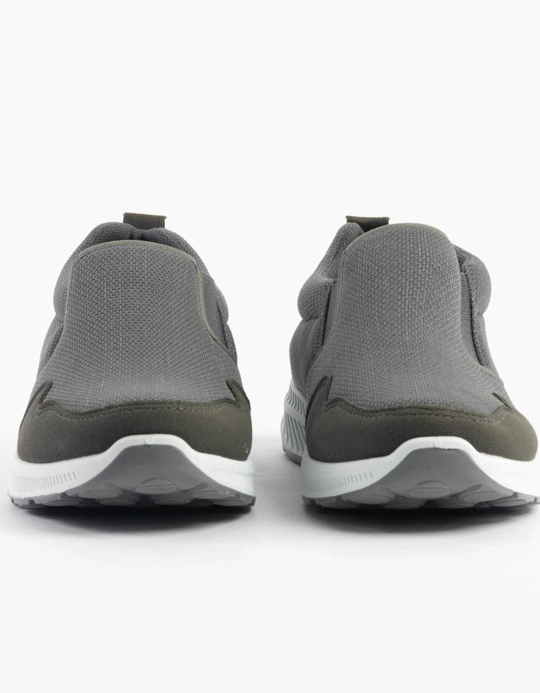 CRAIG Mens Wide-Fit Trainers Grey