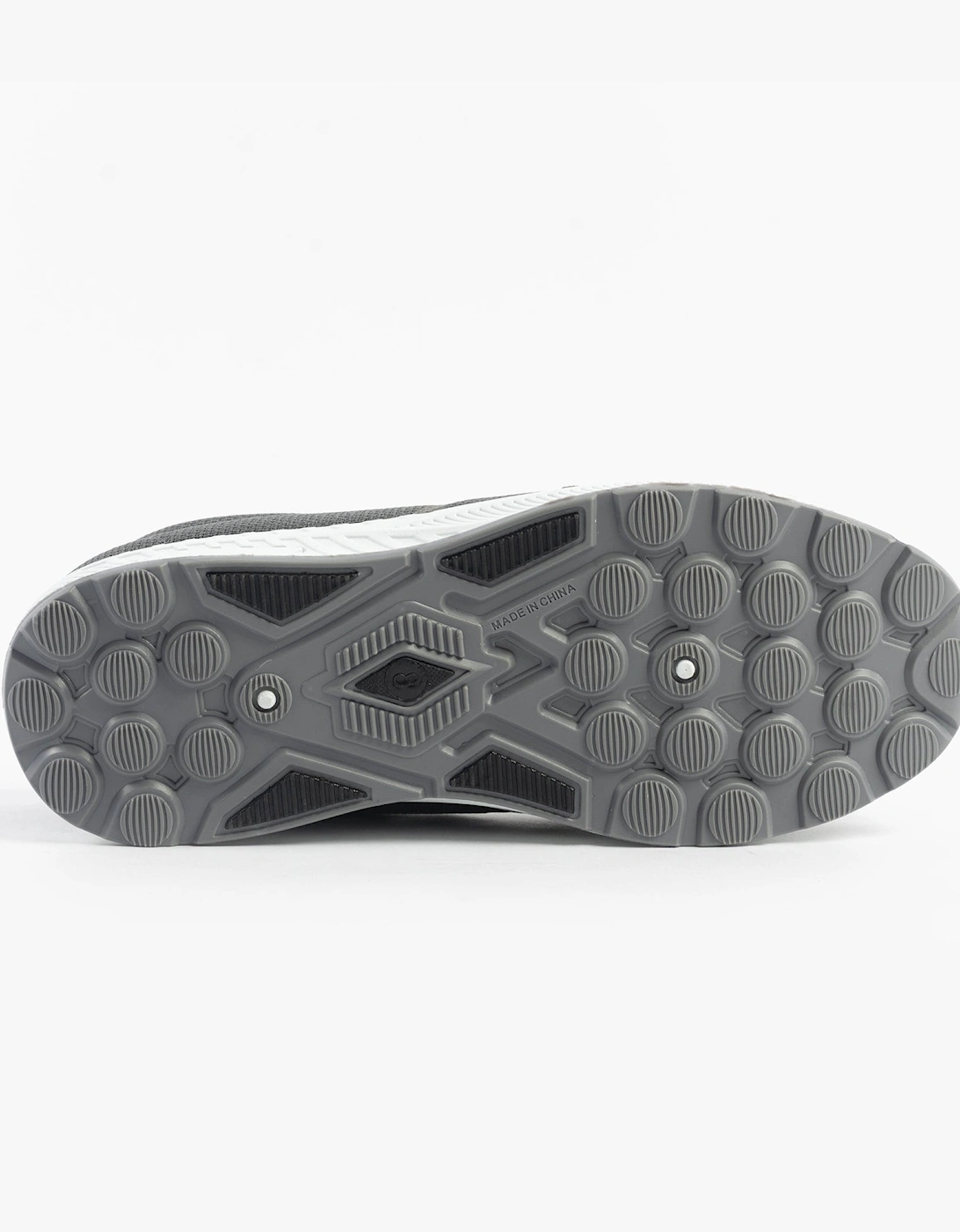 CRAIG Mens Wide-Fit Trainers Grey