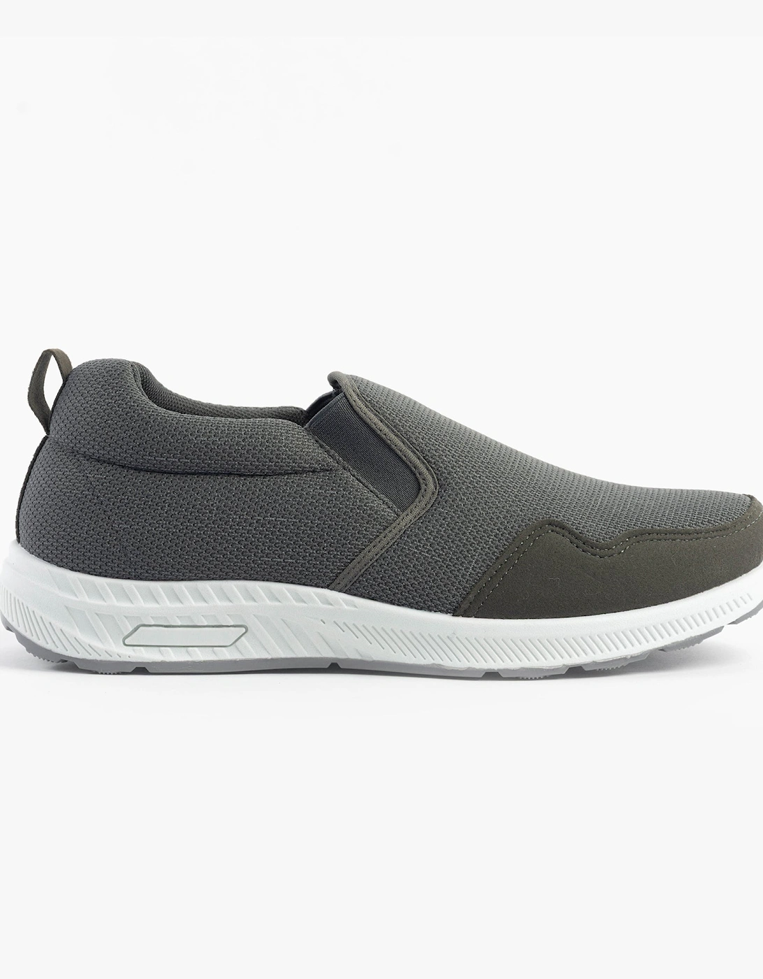 CRAIG Mens Wide-Fit Trainers Grey, 7 of 6