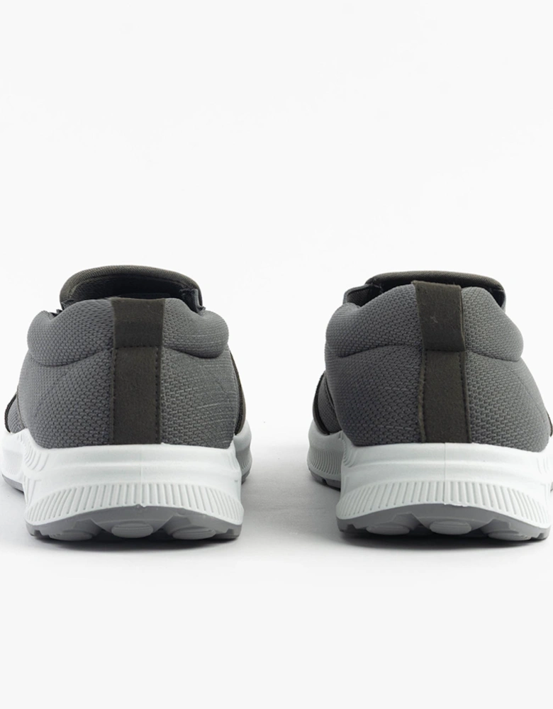 CRAIG Mens Wide-Fit Trainers Grey