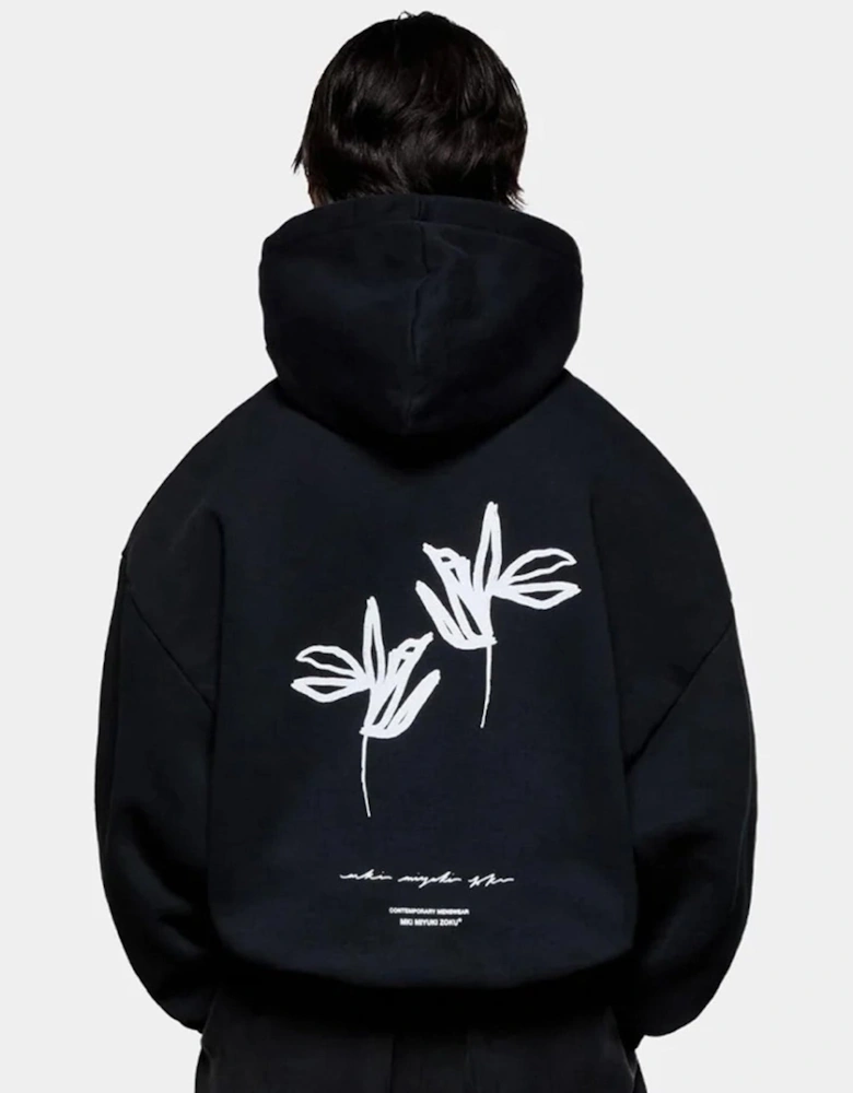 Ink Flower Hoodie