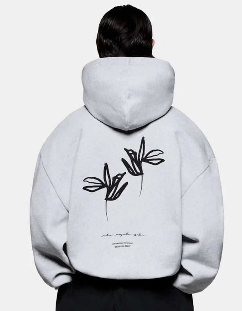Ink Flower Hoodie