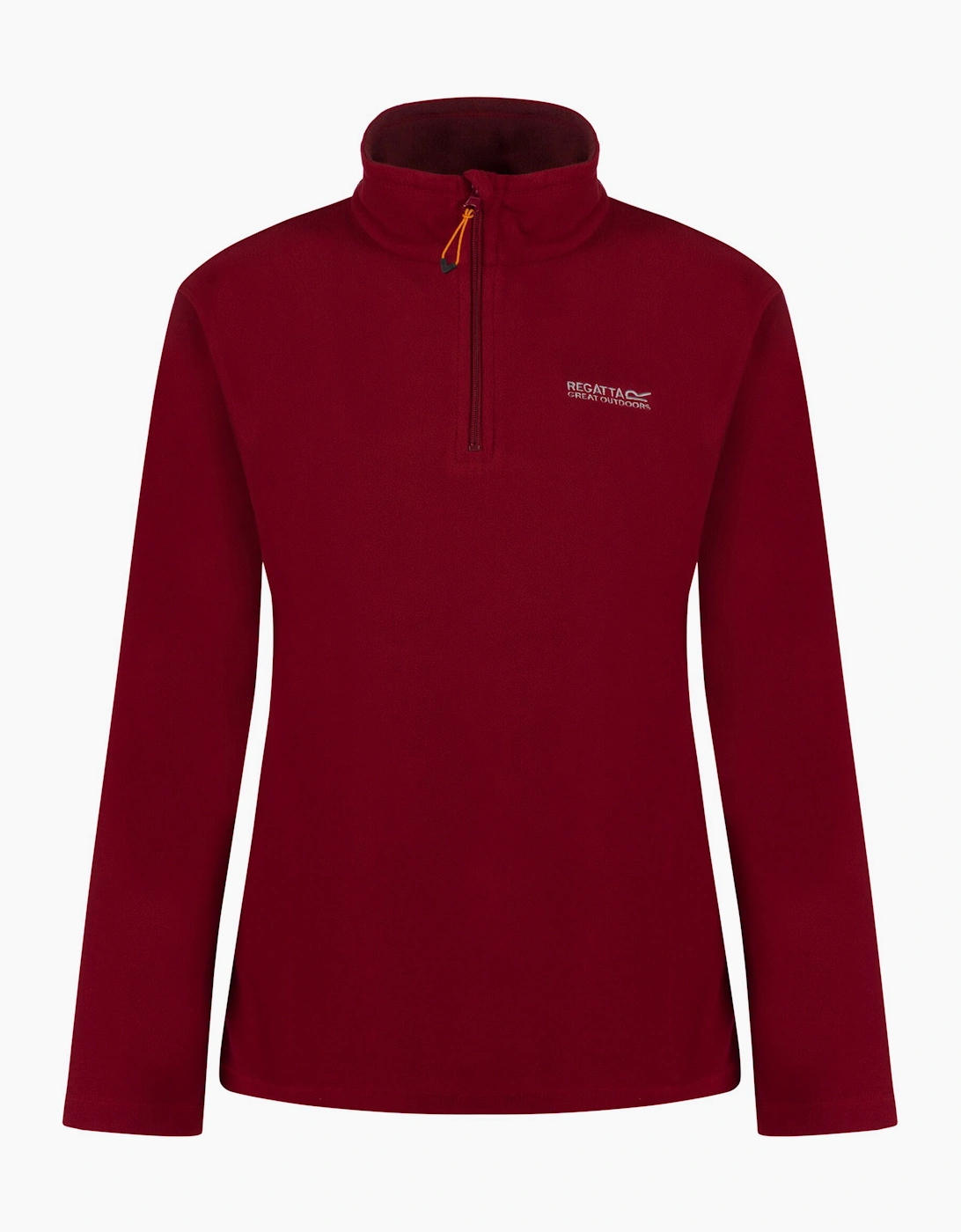 Regatta Women's Red Great Outdoors / Sweetheart 1/4 Zip Fleece Top - : Size 18