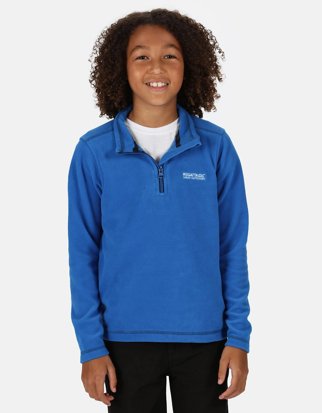 Regatta Regatta Great Outdoors Childrens/Kids Hot Shot II Half Zip Fleece Top - Navy