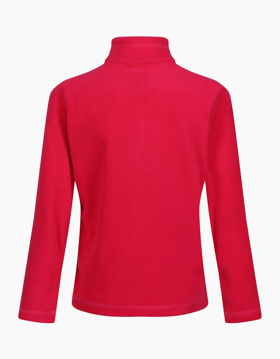 Regatta Girls Pink  Great Outdoors Childrens/ Hot Shot Ii Half Zip Fleece Top - Size 11 Years/12 Years Kids