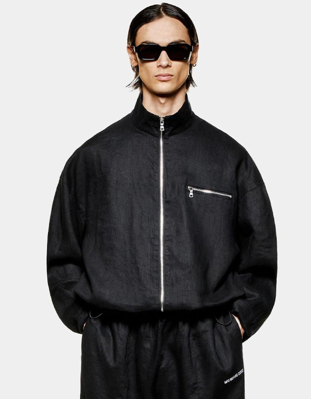 Linen Track Jacket, 6 of 5