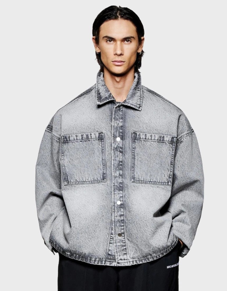 Denim Box Overshirt