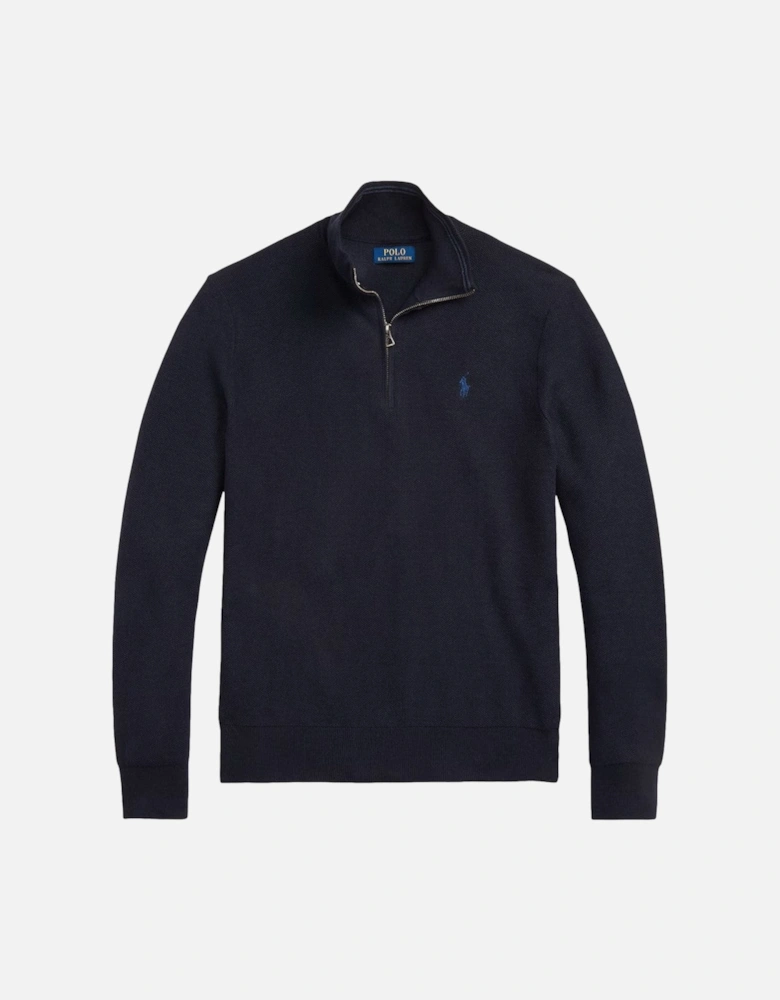 Cotton Pullover 001 Navy Heather