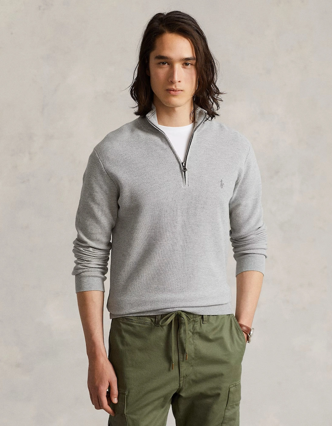 Cotton Pullover 002 Andover Heather