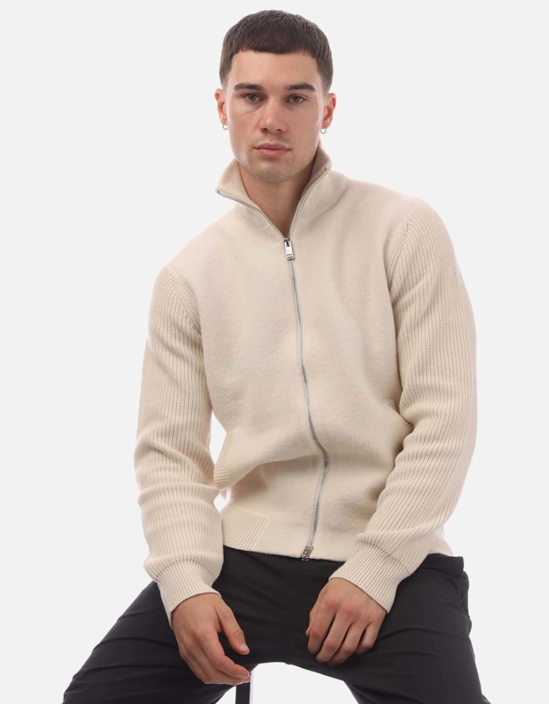 H-Emeraviglio Full-Zip Cardigan