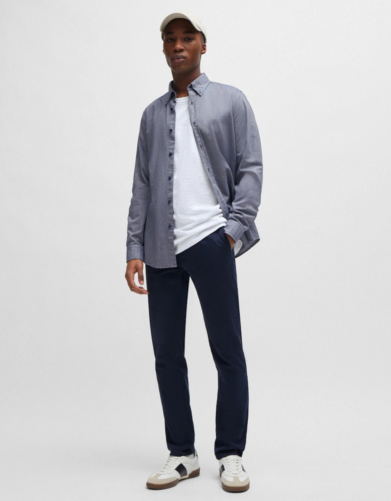 Satin Chino_slim Trousers