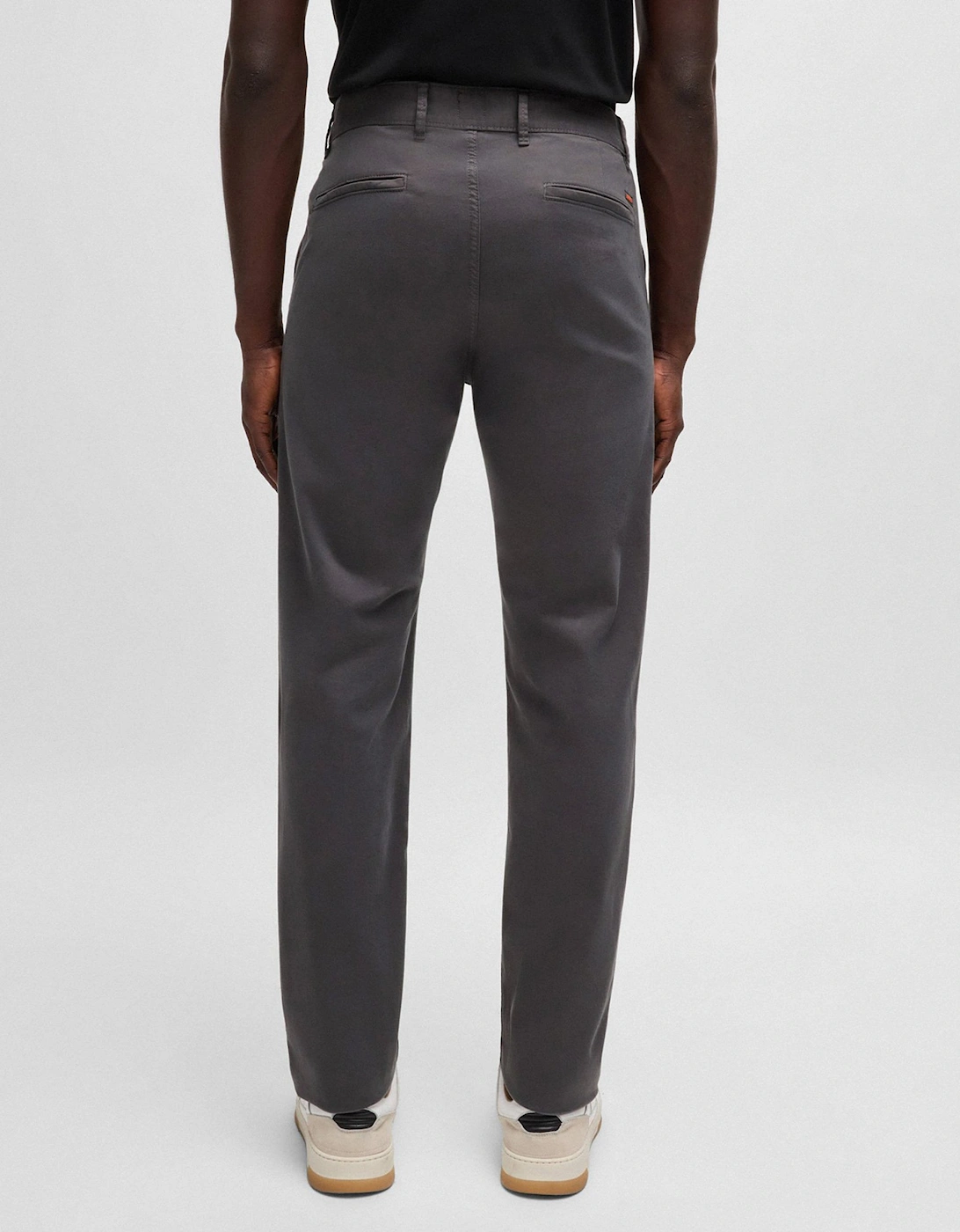 Satin Chino_slim Trousers