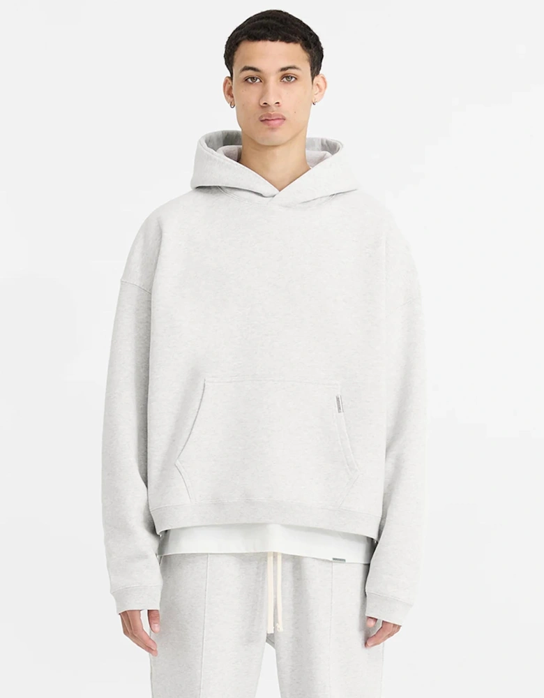 Oversized Initial Boxy Hoodie