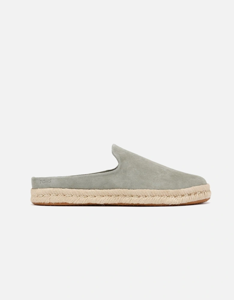 Santiago Suede Men's Vetiver Grey Mules