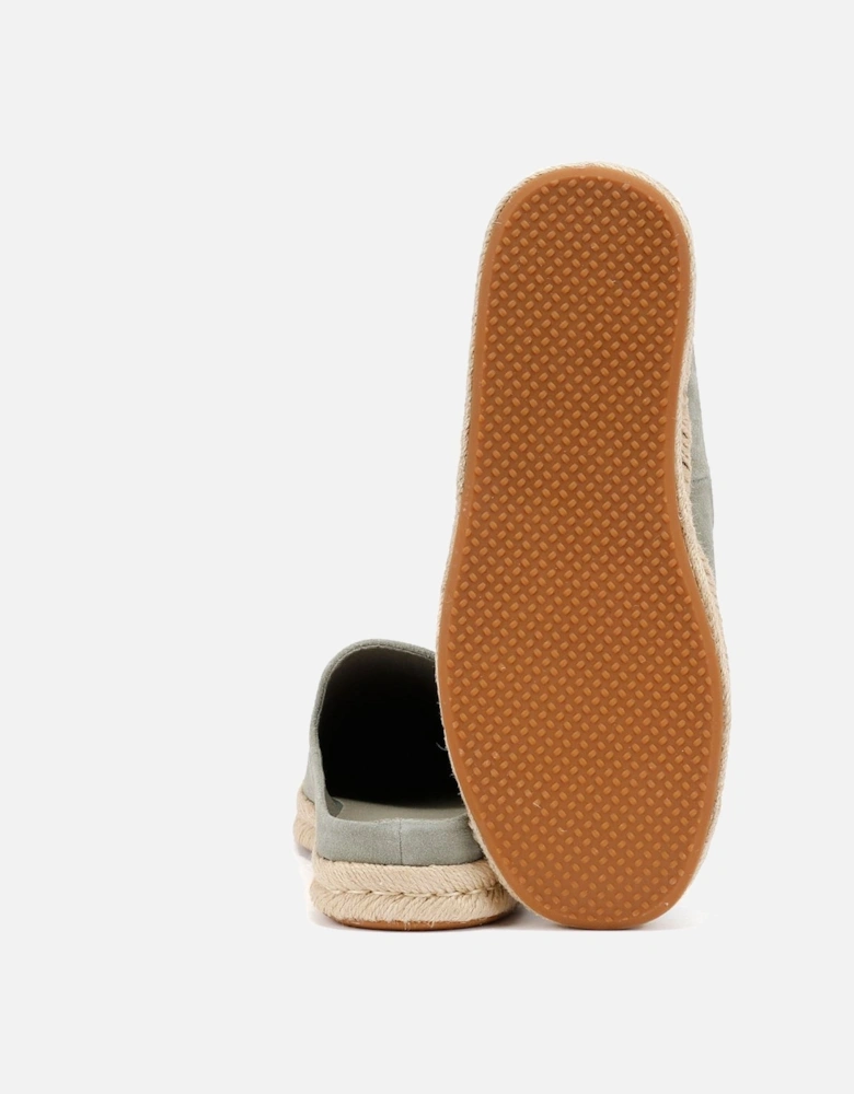 Santiago Suede Men's Vetiver Grey Mules