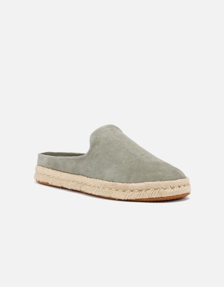 Santiago Suede Men's Vetiver Grey Mules