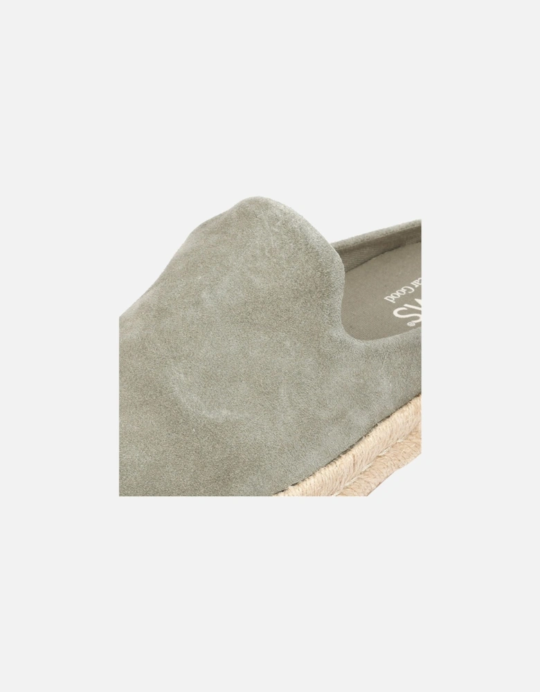Santiago Suede Men's Vetiver Grey Mules