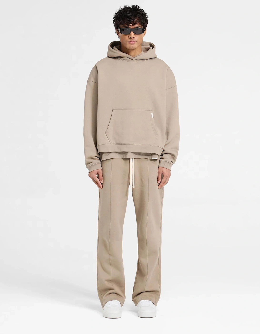 Oversized Initial Boxy Hoodie