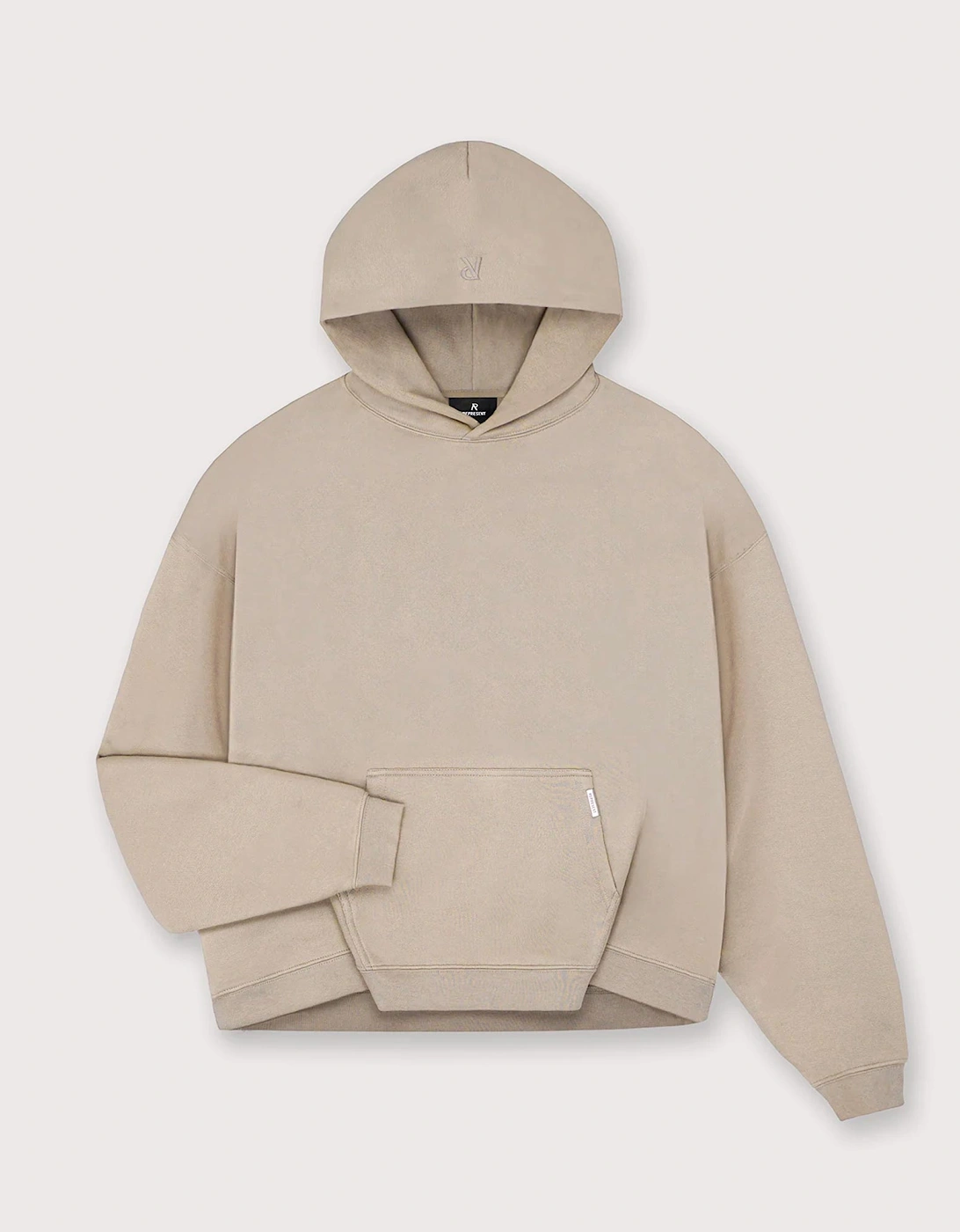 Oversized Initial Boxy Hoodie