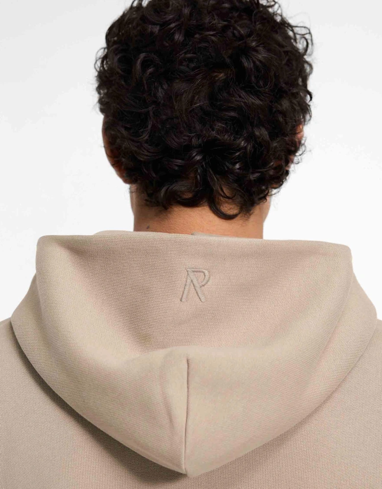 Oversized Initial Boxy Hoodie