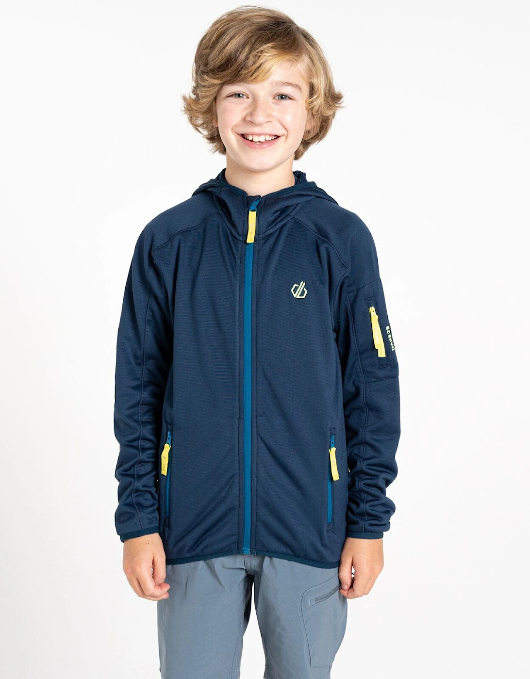 Kids Explore Hooded Full Zip Fleece, 2 of 1