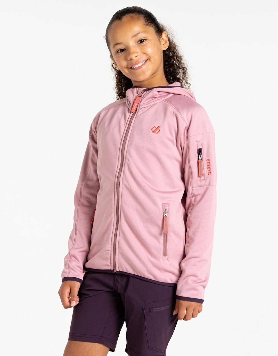 Kids Explore Hooded Full Zip Fleece, 2 of 1