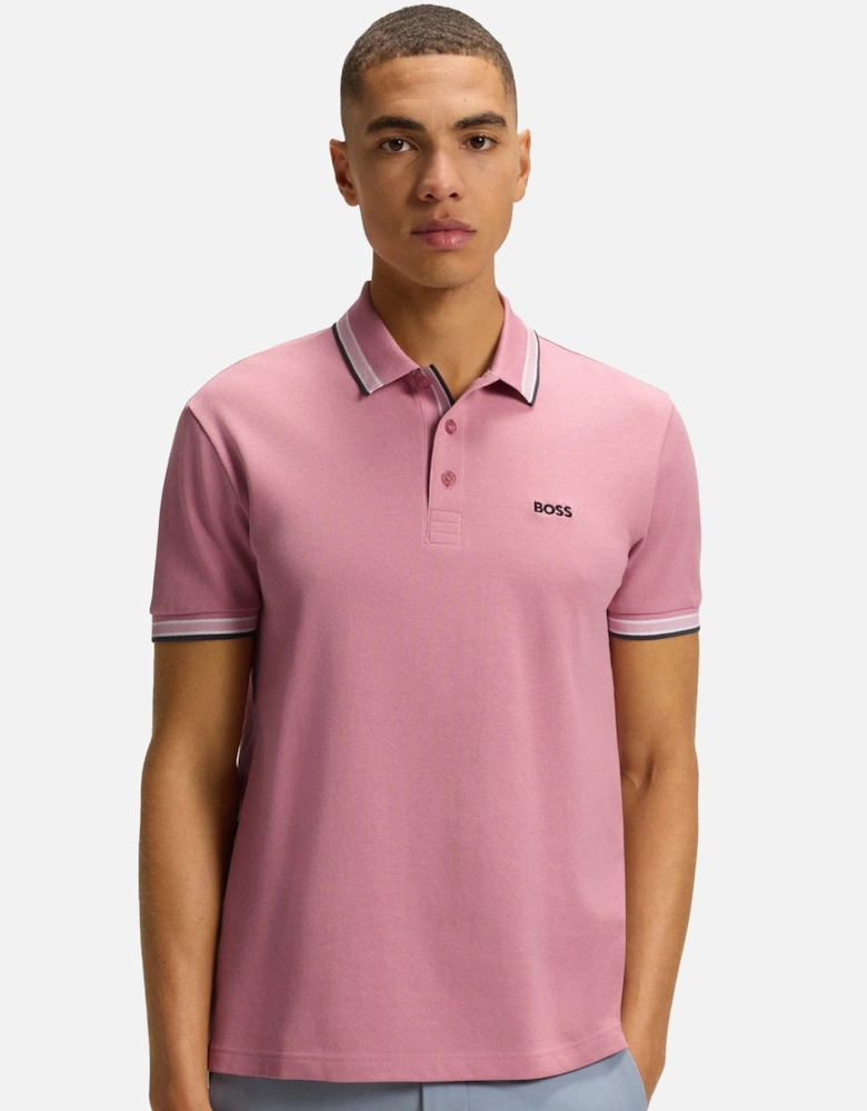 BOSS Paddy Piqué Polo Shirt Light Pink