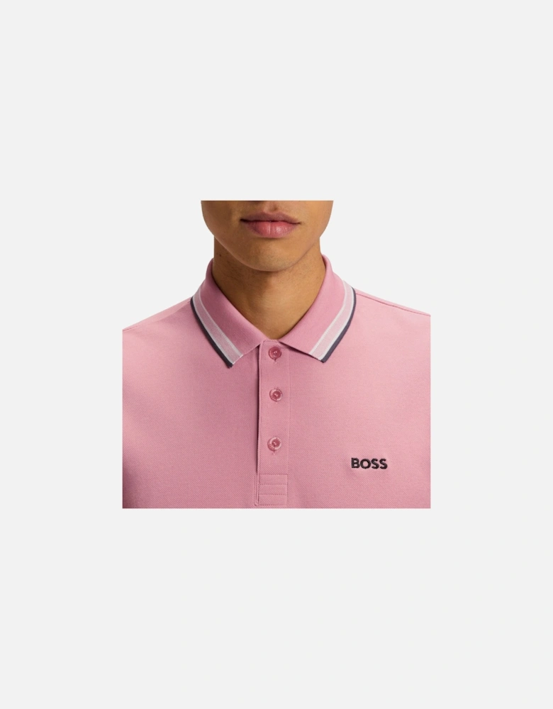 BOSS Paddy Piqué Polo Shirt Light Pink