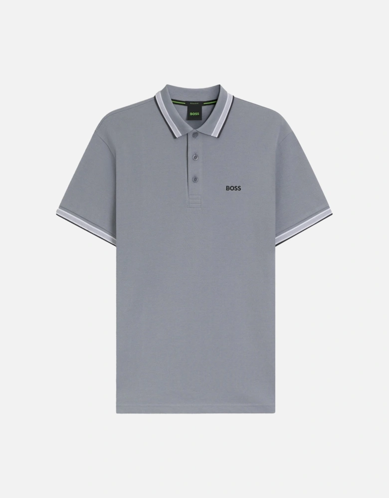BOSS Paddy Piqué Polo Shirt Grey