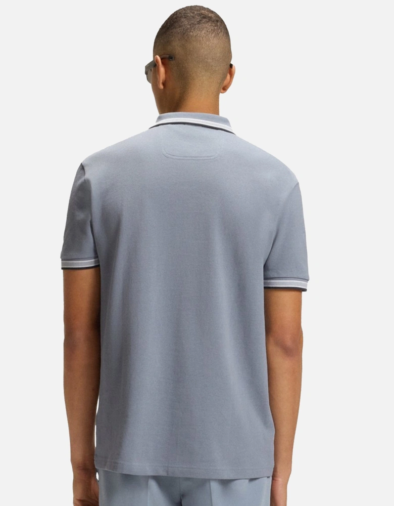 BOSS Paddy Piqué Polo Shirt Grey