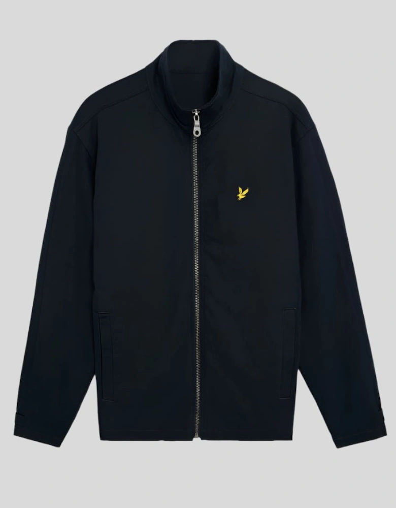 High Neck Twill Jacket