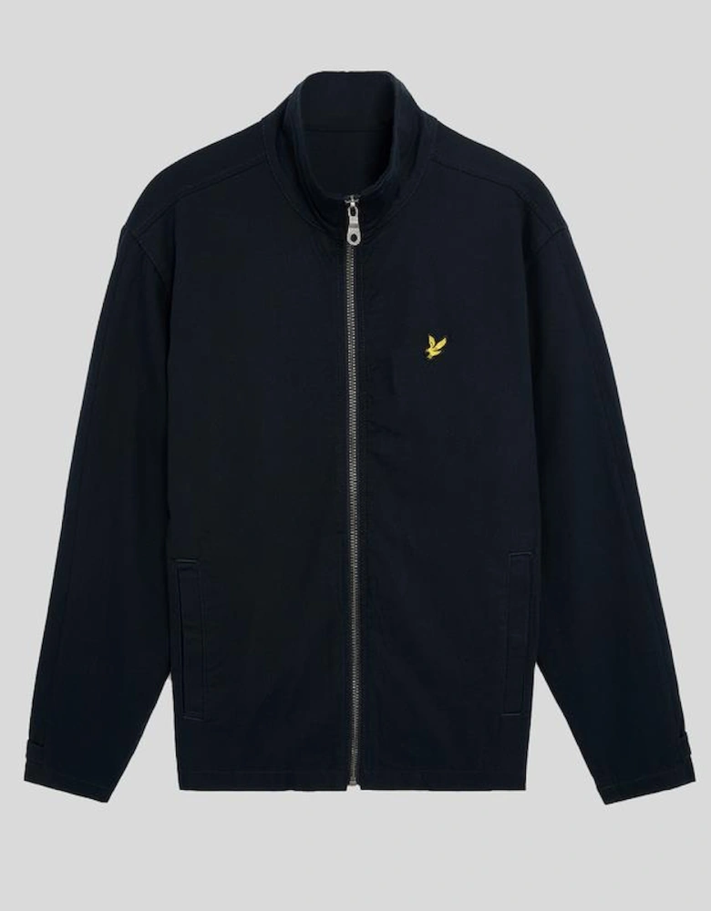 High Neck Twill Jacket