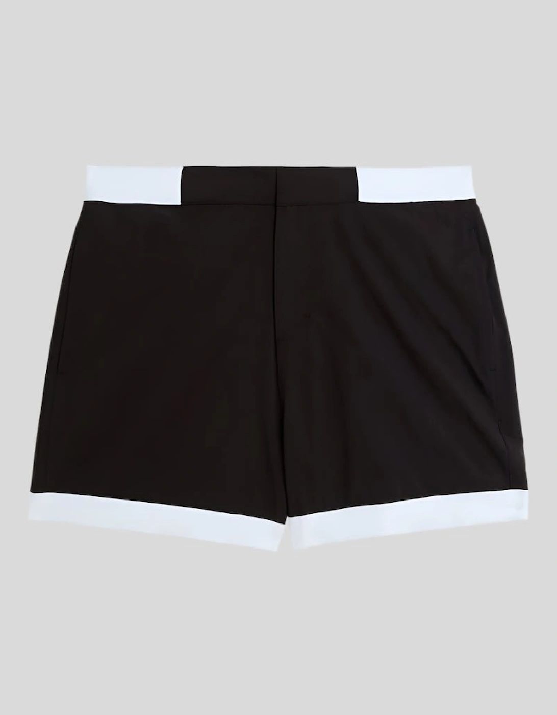 Contrast Hem Swim Shorts
