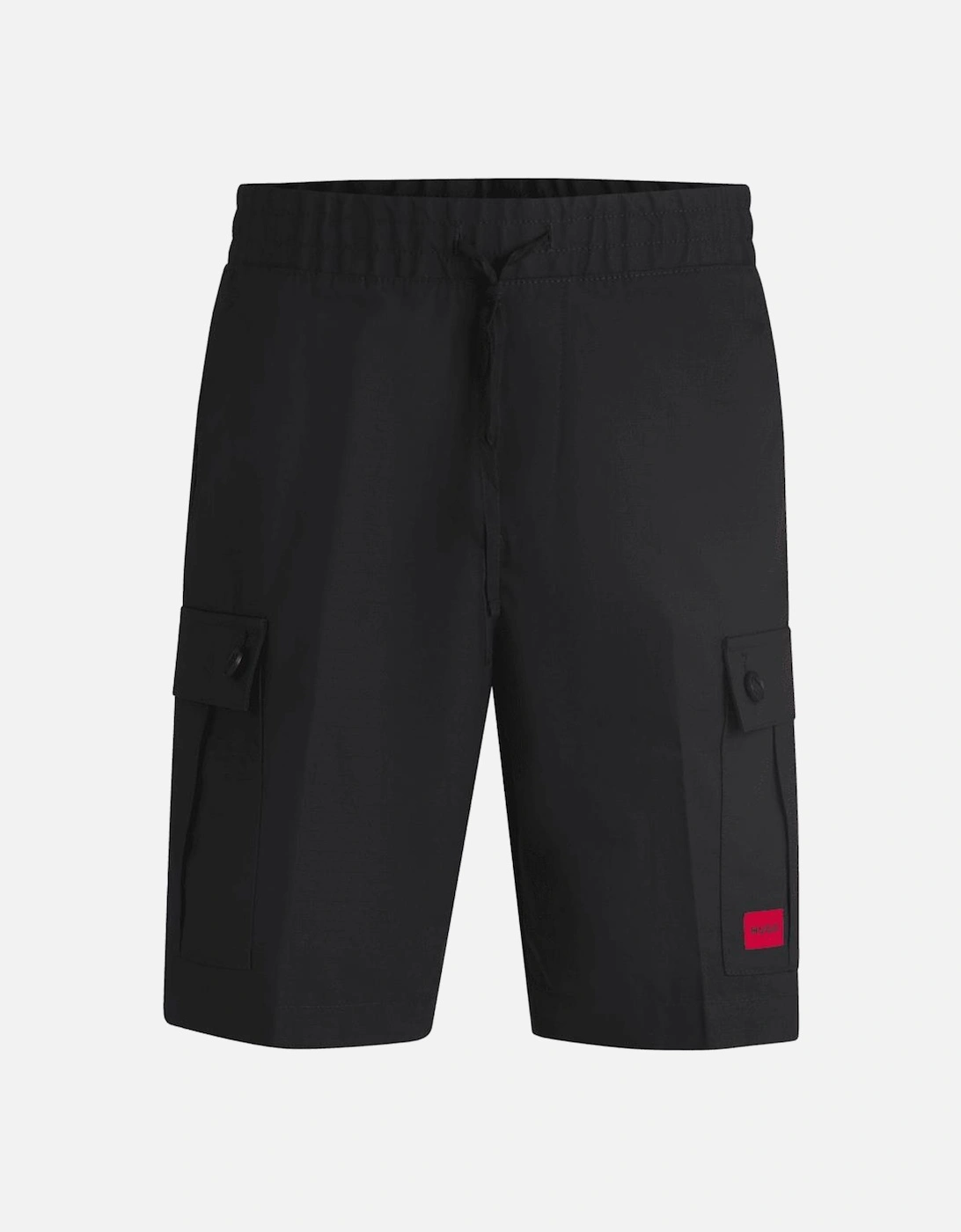 Garlio242 Cotton Patch Logo Black Shorts, 4 of 3
