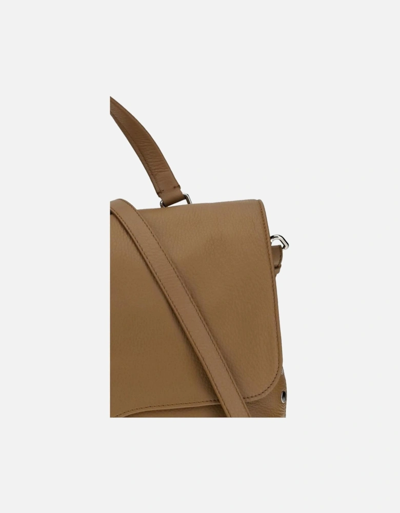Postina Daily Leather Shoulder Bag Women - Brown