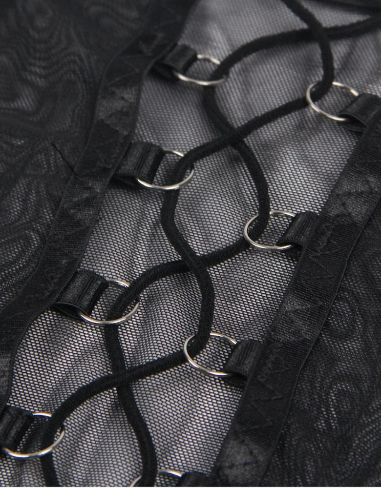 YX868 Three Piece Bra Set Women - Black