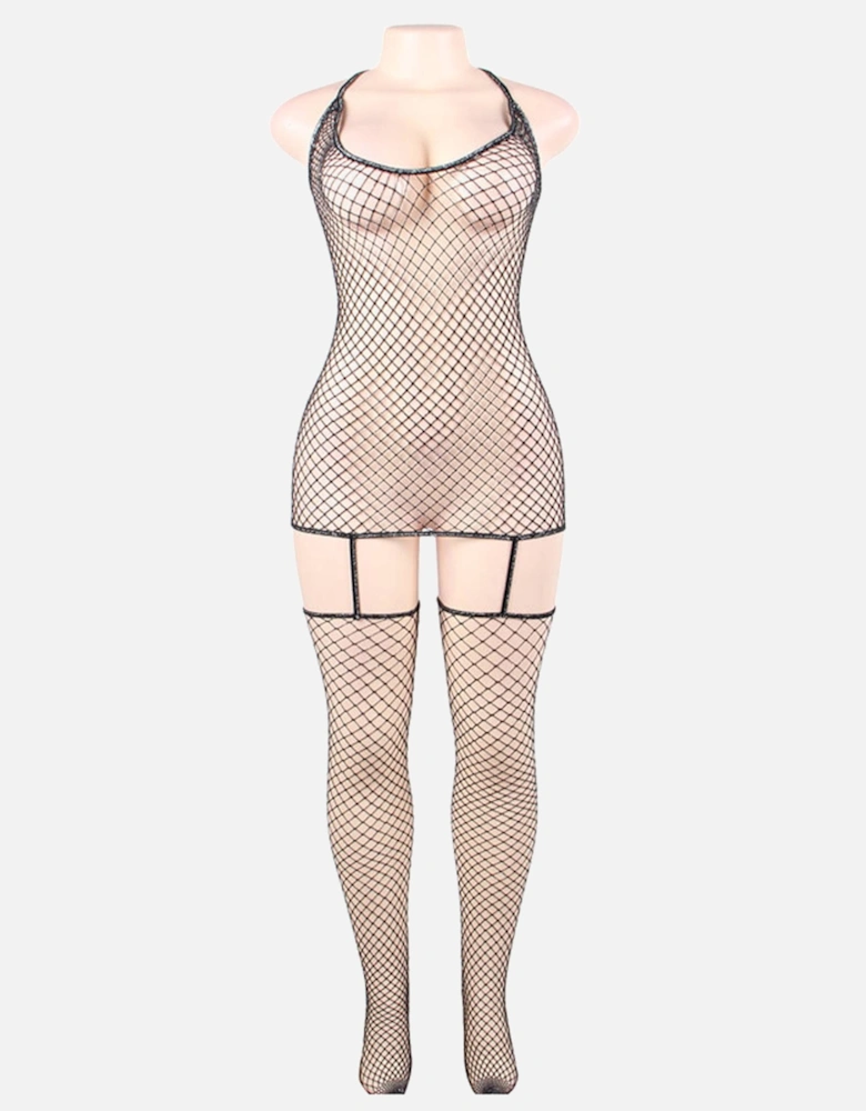Alluring Bodysuit by Women - Black Bodystockings