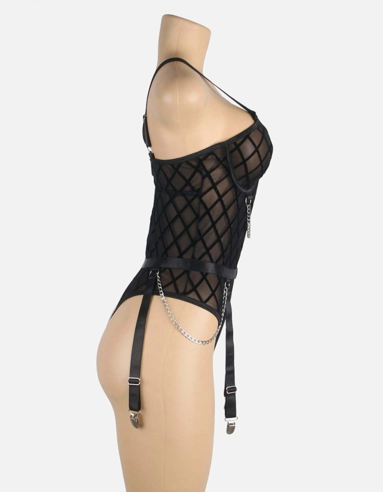 Alluring Bodysuit by Women - Black Bodies