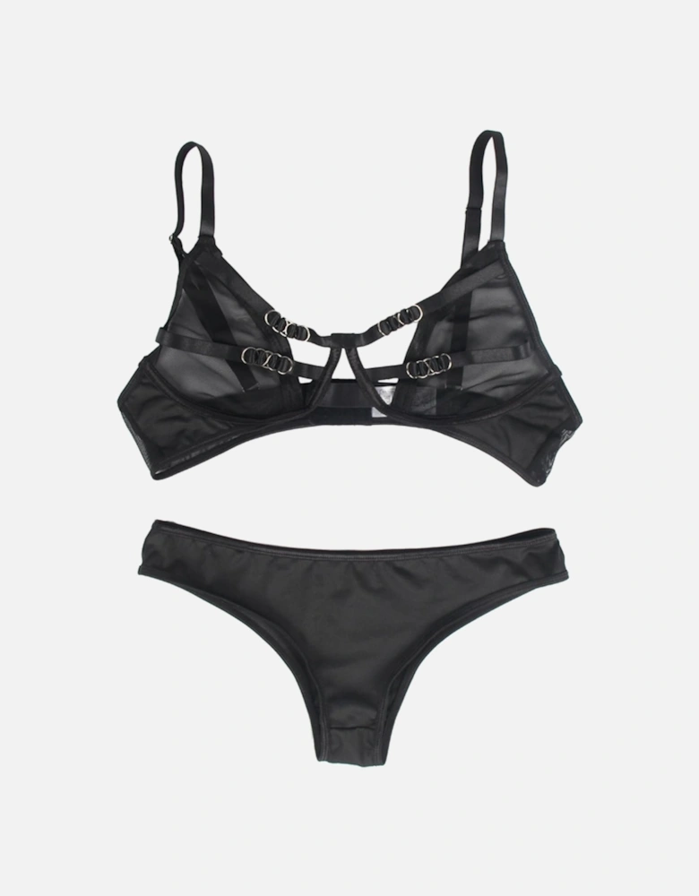 Lingerie Set Underwired by Women - Black Lingerie Sets