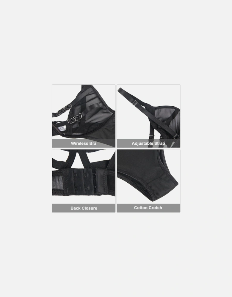 Lingerie Set Underwired by Women - Black Lingerie Sets