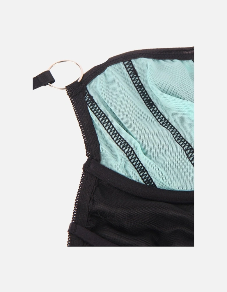 Lingerie Set Underwired Lace by Women - Blackblue Lingerie Sets