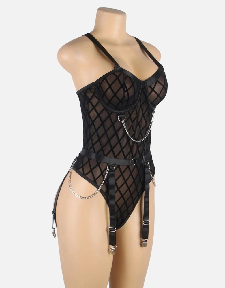Alluring Bodysuit by Women - Black Bodies