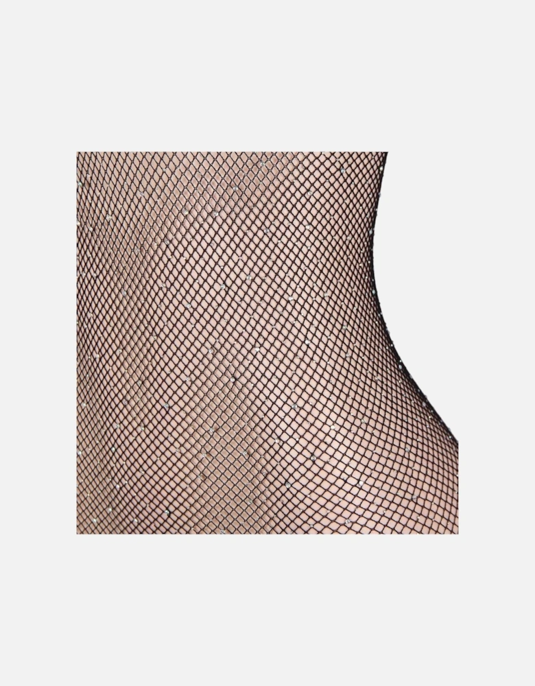 YX864Q Fishnet Sparkly Bodystocking Up To 5XL Women - Black
