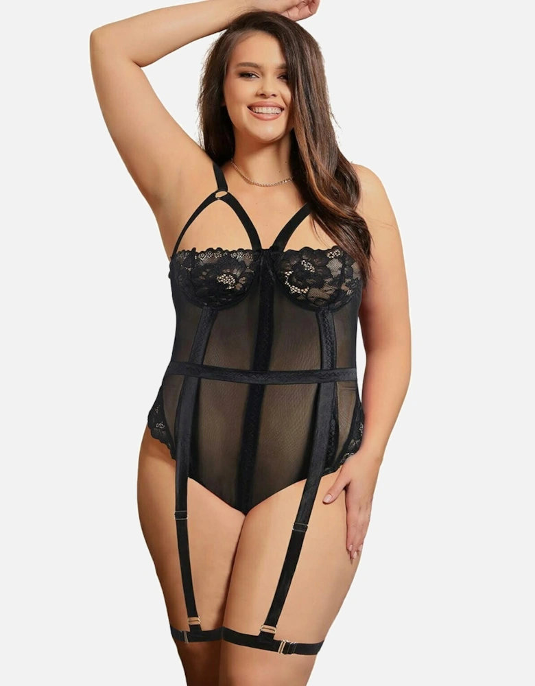 Lingerie Set Lace by Women - Black Lingerie Sets