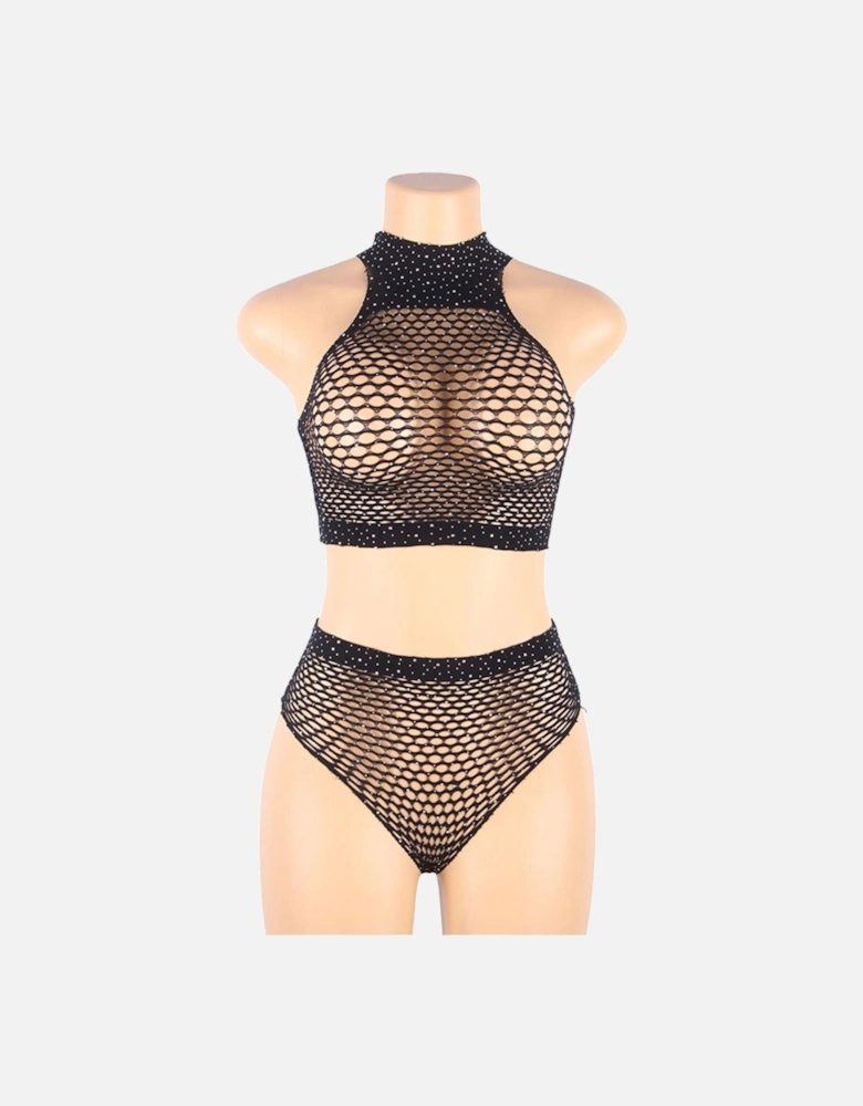 Luxury Bra Halter by Women - Black Tops