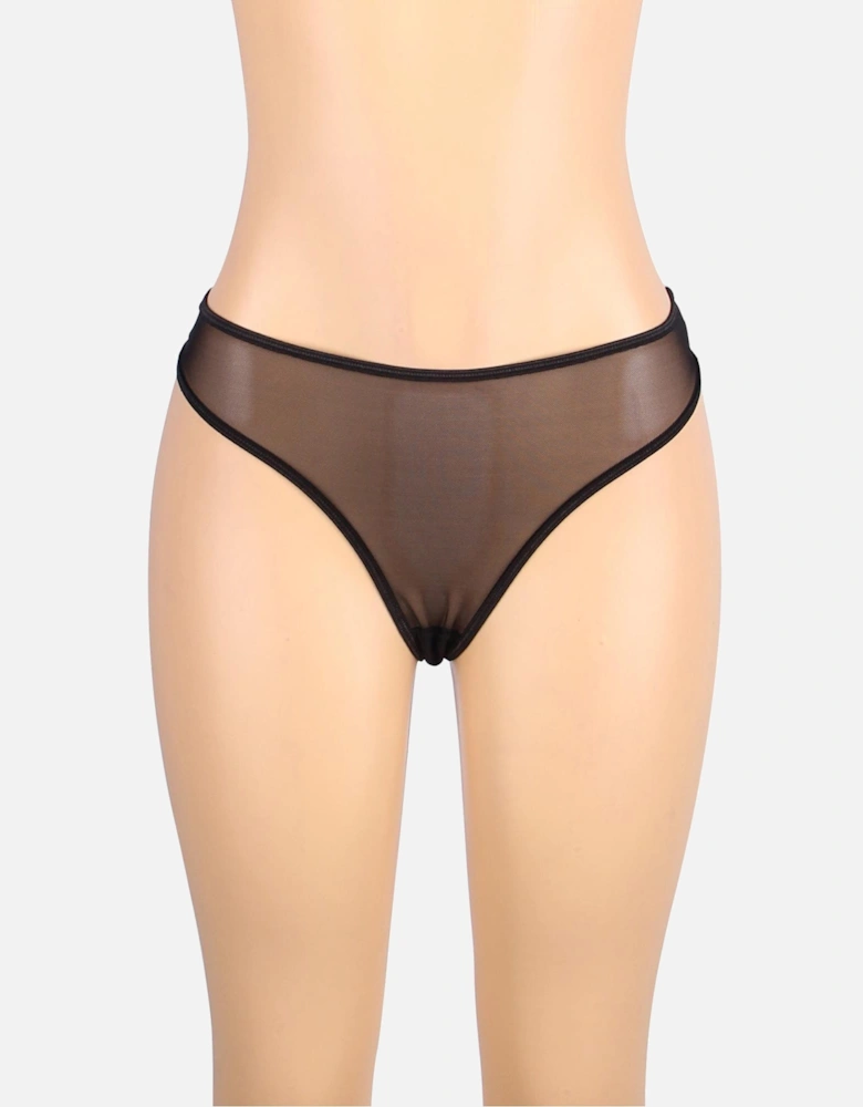 YX868 Three Piece Bra Set Women - Black