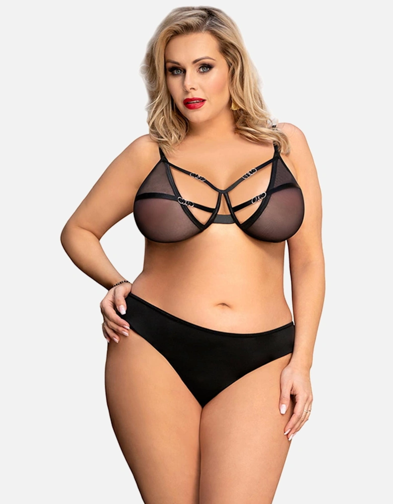 Luxury Bra Underwired by Women - Black