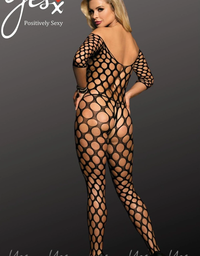 Alluring Bodysuit by Women - Black Bodystockings