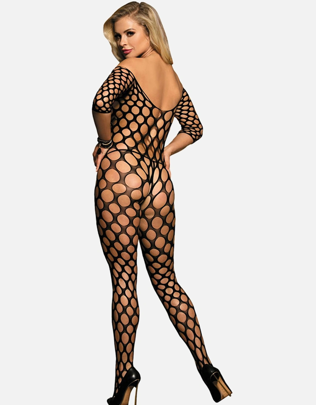 Alluring Bodysuit by Women - Black Bodystockings